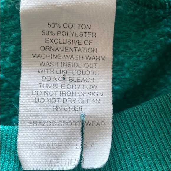 Disney Mickey Mouse Teal Sweatshirt - Picture 11 of 14